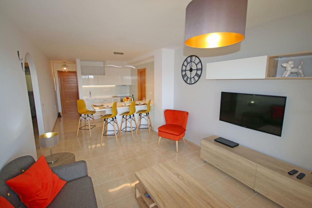 La Perla By Rentmedano Superb Luxury Duplex, Private Roof Terrace, Ocean View, Pool, Wifi And Parking Daire El Médano Dış mekan fotoğraf