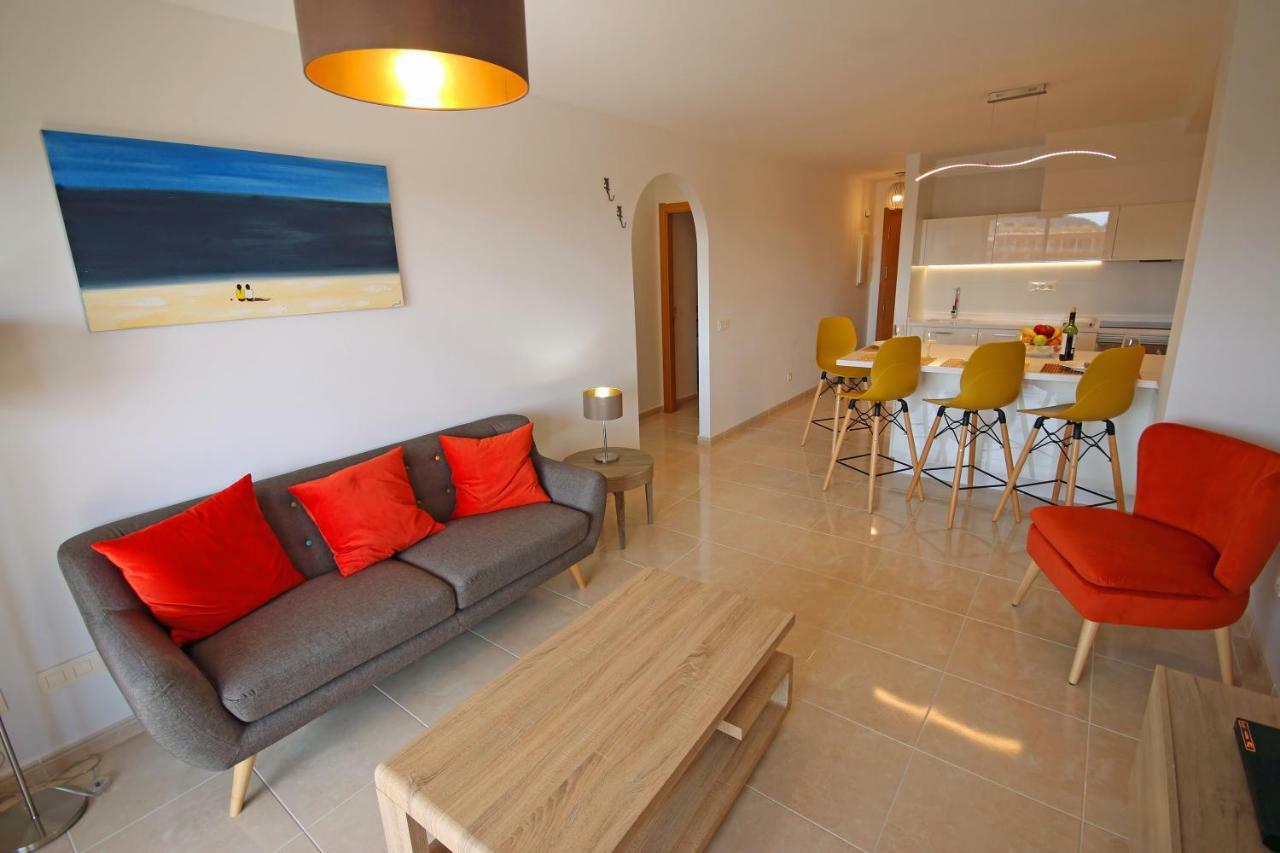 La Perla By Rentmedano Superb Luxury Duplex, Private Roof Terrace, Ocean View, Pool, Wifi And Parking Daire El Médano Dış mekan fotoğraf